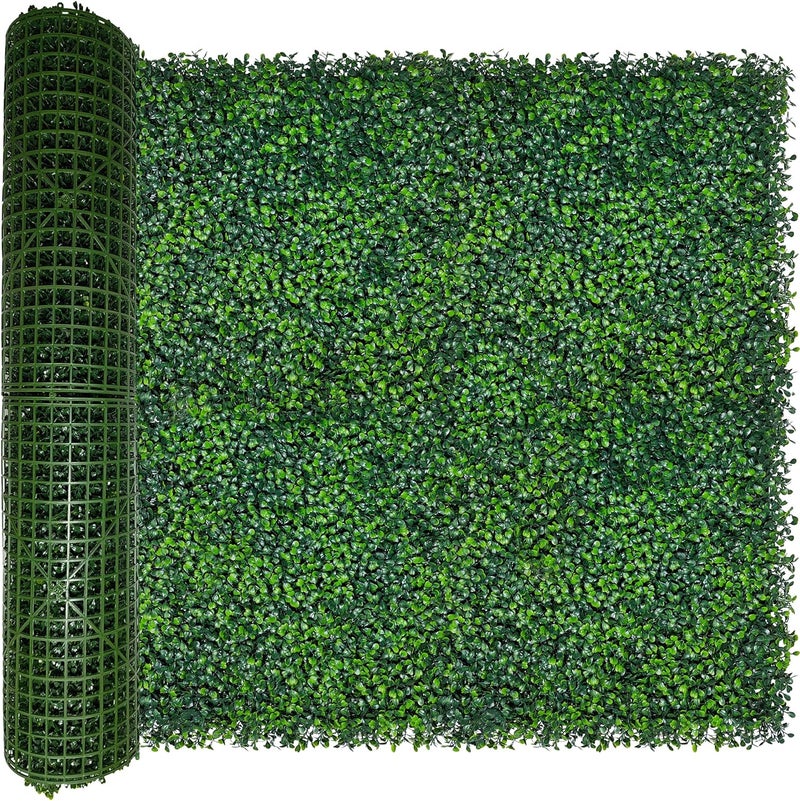 ODTORY Artificial Ivy Privacy Fence Wall Screen: 40X160 in(45 sqft) UV-Anti Faux Boxwood Roll Panels Greenery Backdrop Ivy Vine Leaf Hedges Fence Panels for Indoor Outdoor Green Wall Decor - Image 1
